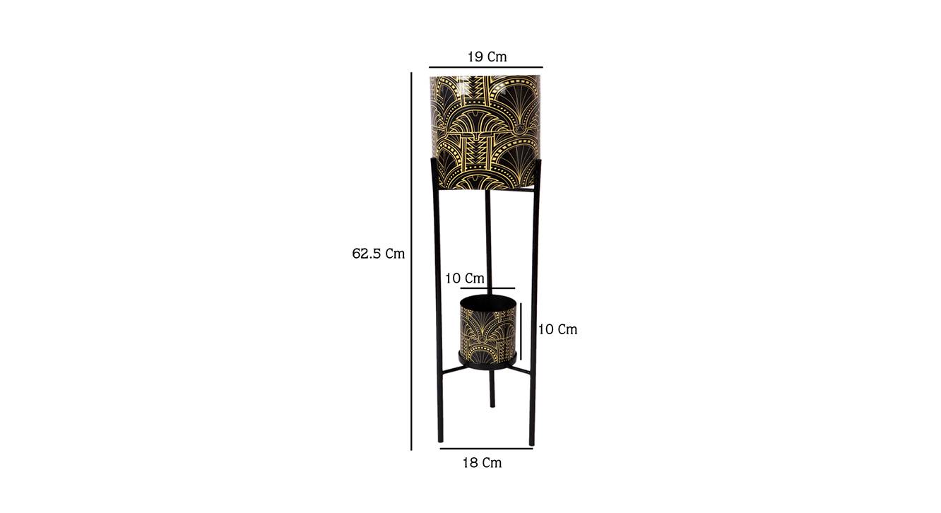 Cora planter black 6