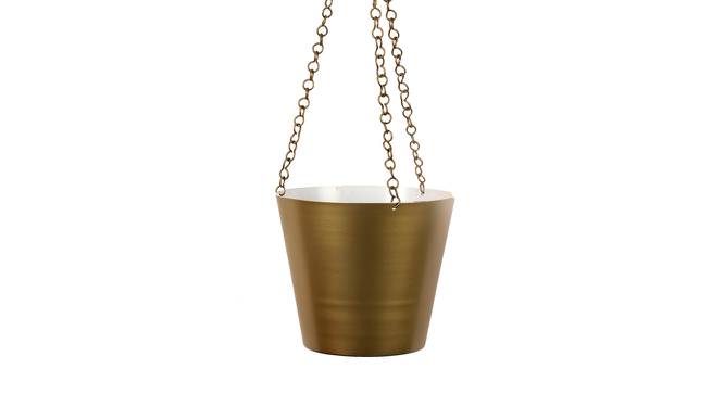 Todd Planter (Black & Gold) by Urban Ladder - Cross View Design 1 - 387966