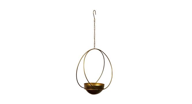Marlow Planter (Gold) by Urban Ladder - Cross View Design 1 - 387969