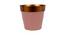 Hartley Planter (Gold & Pink) by Urban Ladder - Front View Design 1 - 388000