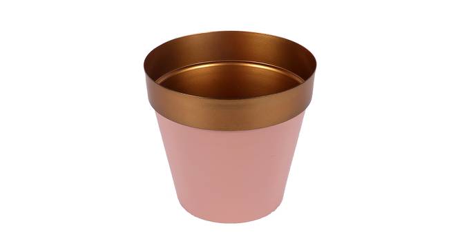 Hartley Planter (Gold & Pink) by Urban Ladder - Cross View Design 1 - 388001