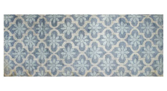 Azyo Dhurrie (Grey, 120 x 300 cm  (47" x 118") Carpet Size) by Urban Ladder - Front View Design 1 - 388051