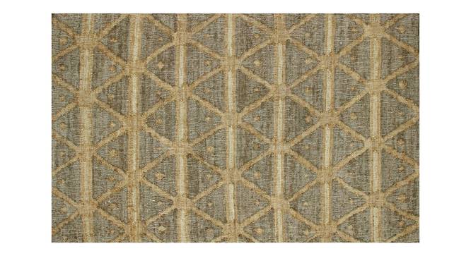 Kew Dhurrie (Natural, 155 x 235 cm  (61" x 92") Carpet Size) by Urban Ladder - Front View Design 1 - 388184