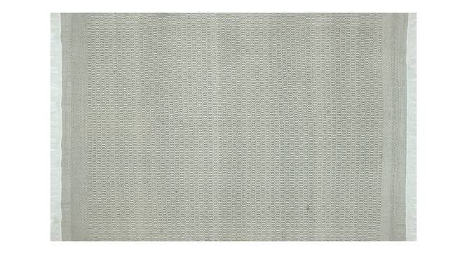 Ontario Dhurrie (Grey, 140 x 210 cm  (55" x 83") Carpet Size) by Urban Ladder - Front View Design 1 - 388206