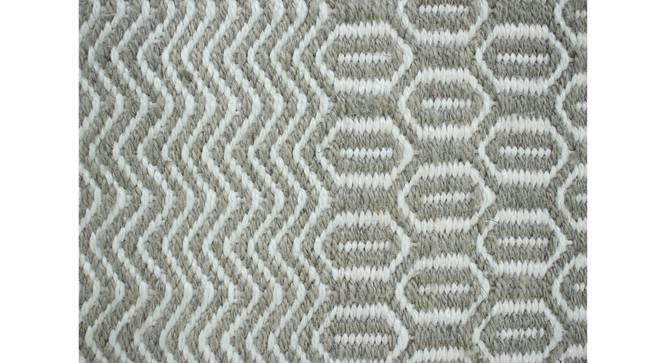 Ontario Dhurrie (Grey, 140 x 210 cm  (55" x 83") Carpet Size) by Urban Ladder - Cross View Design 1 - 388211