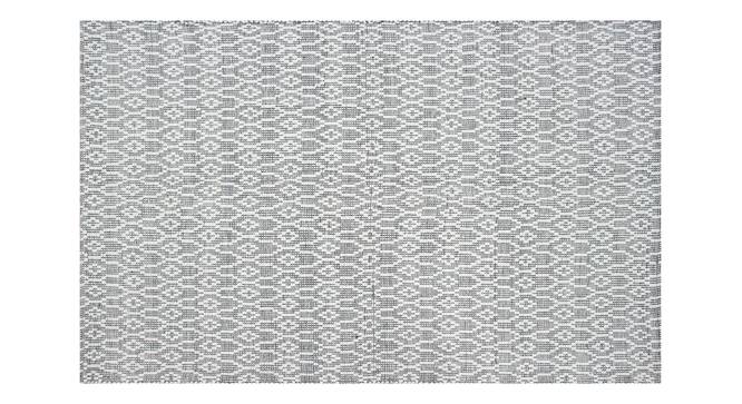 Window Dhurrie (Ivory Black, 160 x 230 cm (63" x 90") Carpet Size) by Urban Ladder - Front View Design 1 - 388235