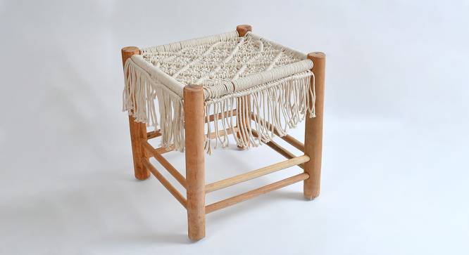 Knightly Pouffe (Natural) by Urban Ladder - Front View Design 1 - 388412