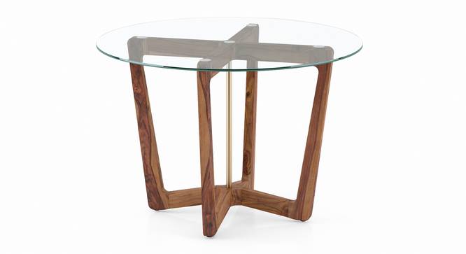 Bourdaine - Martha 4 Seater Dining Set (Teak Finish, Wheat Brown) by Urban Ladder - Design 1 Details - 388481