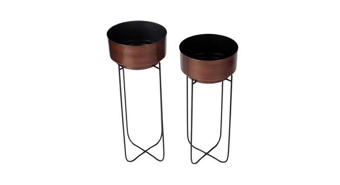 Bryar Planter Set of 2 (Antique Copper & Matt Black) by Urban Ladder - Cross View Design 1 - 388619