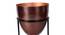 Zara Planter Set of 2 (Antique Copper & Matt Black) by Urban Ladder - Design 1 Close View - 388670