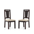 Martha dining chairs mahogany wheat brown lp