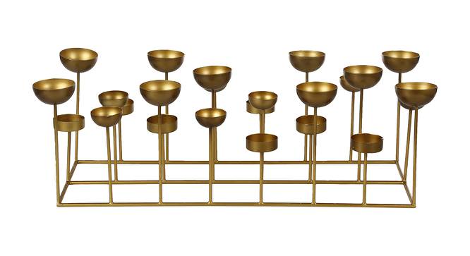 Buono Tealight Holder (Gold) by Urban Ladder - Cross View Design 1 - 388741