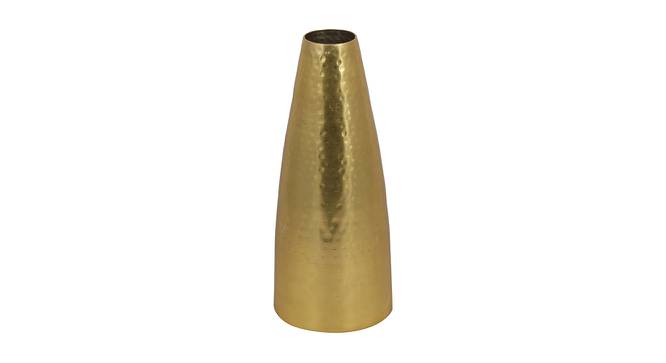 Mancuso Table Vase (Gold) by Urban Ladder - Front View Design 1 - 388805