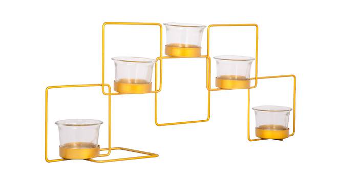 Piccolo Tealight Holder (Gold) by Urban Ladder - Front View Design 1 - 388809