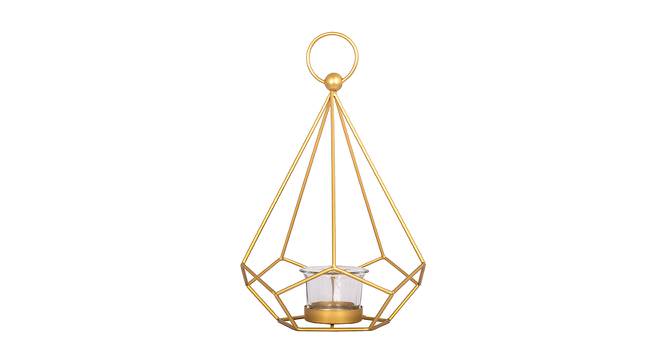 Scianna Tealight Holder (Gold) by Urban Ladder - Front View Design 1 - 388814