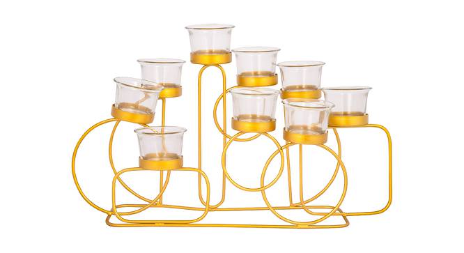 Monaco Tealight Holder (Gold) by Urban Ladder - Cross View Design 1 - 388819