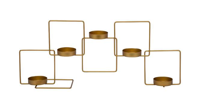 Piccolo Tealight Holder (Gold) by Urban Ladder - Cross View Design 1 - 388820