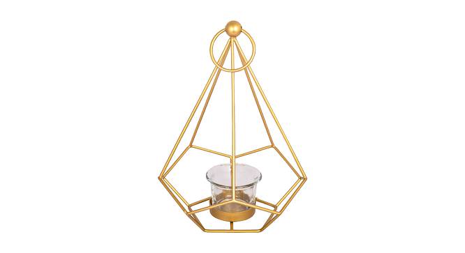 Scianna Tealight Holder (Gold) by Urban Ladder - Cross View Design 1 - 388825