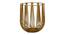 Rizzo Candle Holder (Gold) by Urban Ladder - Design 1 Side View - 388833