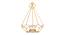 Scianna Tealight Holder (Gold) by Urban Ladder - Design 1 Side View - 388836