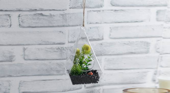 Aurora Artificial Plant With Pot (Green) by Urban Ladder - Cross View Design 1 - 388871