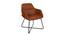 Izaiah Study Chair (Cognac) by Urban Ladder - Cross View Design 1 - 388902