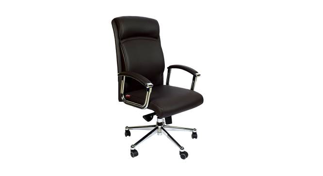Ryland Study Chair (Dark Brown) by Urban Ladder - Cross View Design 1 - 388904