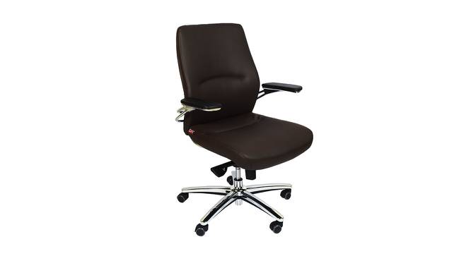 Keegan Study Chair (Brown) by Urban Ladder - Cross View Design 1 - 388907