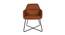 Izaiah Study Chair (Cognac) by Urban Ladder - Front View Design 1 - 388915
