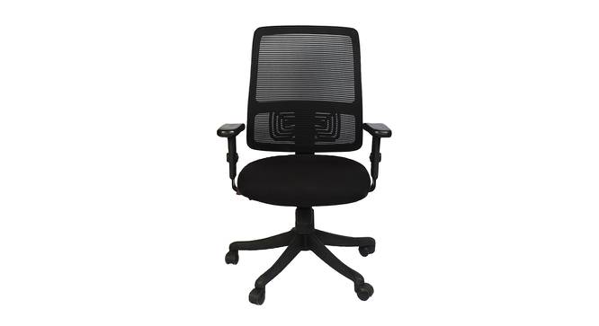 Eden Study Chair (Black) by Urban Ladder - Front View Design 1 - 388916