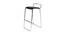 Augustus Bar Stool (Black, Leatherette Finish) by Urban Ladder - Rear View Design 1 - 388937
