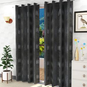 presto Black Poly Cotton Door Curtain-picture-16