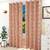 Ashtin door curtains set of 2 rust lp