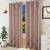 Alexandria door curtains set of 2 brown lp