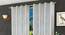 Avah Window Curtains Set of 2 (White, 152 x 112 cm  (66" x 44") Curtain Size) by Urban Ladder - Front View Design 1 - 389032