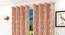 Ashtin Window Curtains Set of 2 (Rust, 152 x 112 cm  (66" x 44") Curtain Size) by Urban Ladder - Front View Design 1 - 389041