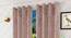Alexandria Door Curtains Set of 2 (Brown, 112 x 213 cm  (44" x 84") Curtain Size) by Urban Ladder - Front View Design 1 - 389046