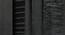 Amira Door Curtains Set of 2 (Black, 112 x 274 cm  (44" x 108") Curtain Size) by Urban Ladder - Cross View Design 1 - 389053
