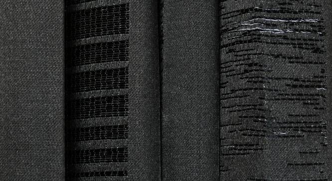 Amira Window Curtains Set of 2 (Black, 152 x 112 cm  (66" x 44") Curtain Size) by Urban Ladder - Cross View Design 1 - 389054