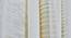 Avah Door Curtains Set of 2 (White, 112 x 274 cm  (44" x 108") Curtain Size) by Urban Ladder - Cross View Design 1 - 389056