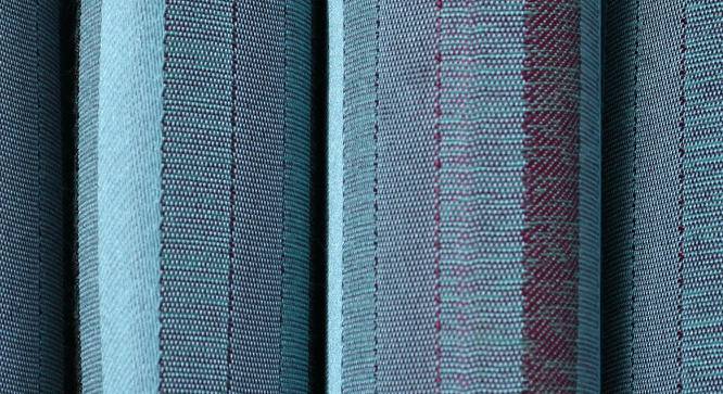 Arlow Window Curtains Set of 2 (Blue, 152 x 112 cm  (66" x 44") Curtain Size) by Urban Ladder - Cross View Design 1 - 389069