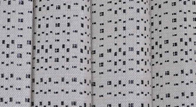 Aurora Window Curtains Set of 2 (Black, 152 x 112 cm  (66" x 44") Curtain Size) by Urban Ladder - Cross View Design 1 - 389070