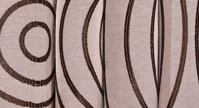 Alexandria Window Curtains Set of 2 (Brown, 152 x 112 cm  (66" x 44") Curtain Size) by Urban Ladder - Cross View Design 1 - 389073