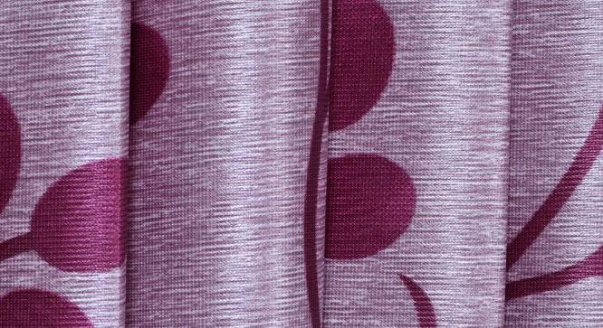Amerigo Door Curtains Set of 2 (Pink, 112 x 213 cm  (44" x 84") Curtain Size) by Urban Ladder - Cross View Design 1 - 389074