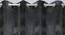 Amira Window Curtains Set of 2 (Black, 152 x 112 cm  (66" x 44") Curtain Size) by Urban Ladder - Design 1 Side View - 389079