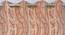 Ashtin Window Curtains Set of 2 (Rust, 152 x 112 cm  (66" x 44") Curtain Size) by Urban Ladder - Design 1 Side View - 389088