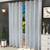 Casia door curtains set of 2 white lp