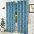 Calli door curtains set of 2 blue lp