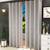 Boston door curtains set of 2 white lp