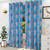 Carmello door curtains set of 2 blue lp